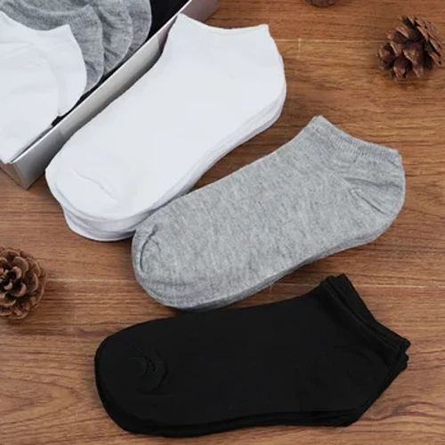 10 Đôi Tất Nữ Cao Cấp Cotton Thoáng Khí Polyester Tất Thể Thao Vô Hình Thấp Cắt Mắt Cá Chân Cổ Thuyền Tất