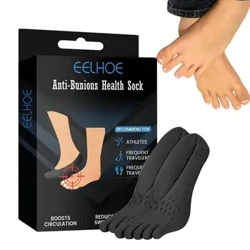 Calcetines transpirables de cinco dedos, calcetines de compresión ortopédicos, calcetines con dedos para mujer, calcetines antideslizantes con forro de corte Ultra bajo, cuidado de la salud