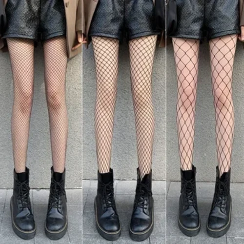 Díol Te Samhraidh Líon Éisc Lolita Stocaí Coirp Éisc Glan Pantyhose Mogall níolón Riteoga Lingerie Craiceann JK Líon Éisc Góiséireacht Waist