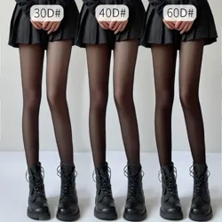 Donne JK Calze Nere 6 Spessore Pelle Collant di Seta Estate Ultra Sottile Anti-gancio Calza di Nylon di Seta Collant Trasparenti Femminili