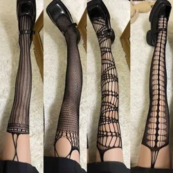 2023 Sexy Femei Culoare Solidă Hollow Mesh Perspectivă Colanți Ciorapi de vară