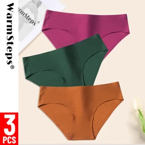 WarmSteps 3 ʻāpana ʻāpana i loko o nā ʻaʻahu no ka wahine ʻaʻahuʻulaʻula Panties Wahine Paʻa Paʻa Paʻa Paʻa Paʻa Paʻa Wahine Paʻa ʻole M-XXL Nui Nui.