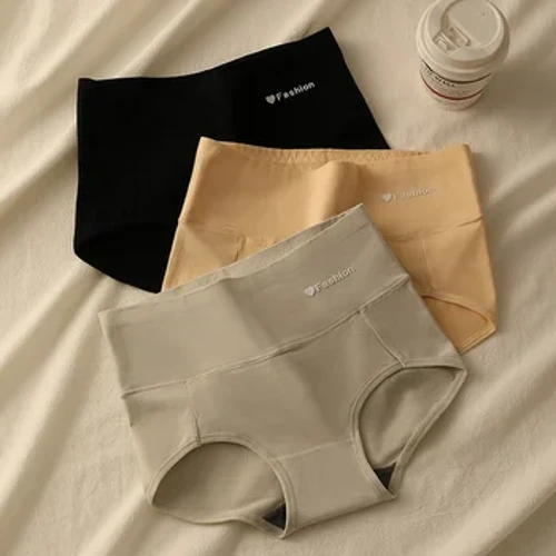 Lliw Pur Dillad Isaf Merch Poeth Dillad Isaf Lingerie Sexy Panties Anweledig Anadladwy Merched Cotwm Briffiau Cysur Underpants Meddal