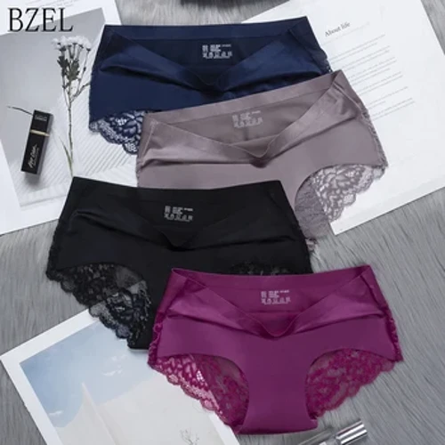 Gaćice Žensko čipkasto žensko donje rublje Bešavne gaćice Seksi gaćice srednjeg rasta Svilene gaćice Pamučne gaćice s međunožjem Dropshipping 4XL