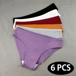 6 Cái/bộ Quần Lót Nữ Cotton Mềm Mại Gợi Cảm Quần Đùi Màu Trơn Thời Trang Thể Thao Cổ Điển Quần Lót Thoáng Khí Ấm Cúng Quần Lót Nhanh Gửi