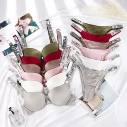 Mới VICTORIA'S SECRET Thời Trang Nữ Plus Kích Thước Áo Ngực Quần 2 Mảnh Đẩy Lên Gợi Cảm Quần Đùi Bộ Chữ Kim Cương Giả Bộ Đồ Lót Ren