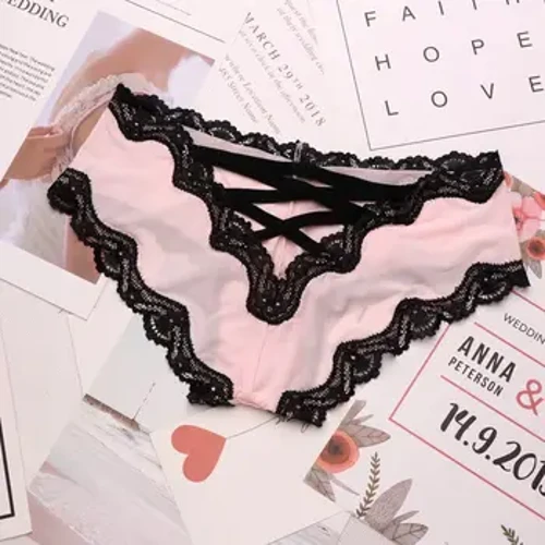 2023-as új Ice Silk Bugyi Női Alsónadrág Szexi Bugyi Női Alsónadrág Nagy méretű Pntys Lingerie Egyszínű
