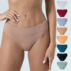 2pcs / to'plam Qizlar Ayollar Briefs Sexy Daily Lingerie Choksiz qovurg'a Ayollar Katta o'lchamli paxta külotlari Comfort 835 Ichki kiyim ichki kiyimlari