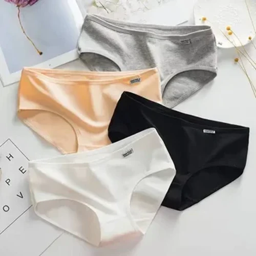 2024 Nytt ensfarget dameundertøy Shorts Plus Size Truser Bomullsundertøy JentetruserUnderbukse for kvinne