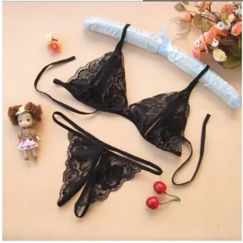 Žensko žensko seksi spodnje perilo Čipkasto spodnje perilo Spalno perilo G-string Lingerie Komplet ženskega spodnjega perila Ženski nedrček Kostum