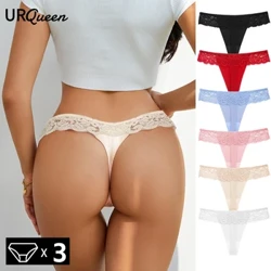 WarmSteps 3Pcs/Set Nove slatke čipkaste ženske tange Gaćice Izdubljene Žensko donje rublje Gaćice Intimno donje rublje G-string za žene