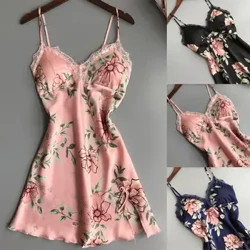 Femmes mode col en v dentelle Sexy Lingerie nuisette chemise de nuit string sous-vêtements en string somnifère nouveau