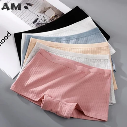 Mionbhrístíní Cadáis na mBan Fo-éadaí Frithbhaictéarach Samhraidh Pants tanaí gan uaim Buachaillí Sábháilteachta Gan tlú Lingerie Pants dornálaí