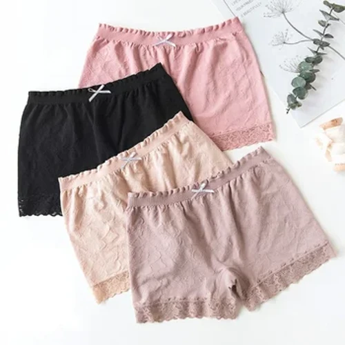 Nữ Nữ Mùa Hè An Toàn Quần Thời Trang Nữ Màu Quần Lót Thoáng Khí Mềm Mại Co Giãn Quần Lót Quần Lót Quần Short Quần Sịp Boxer