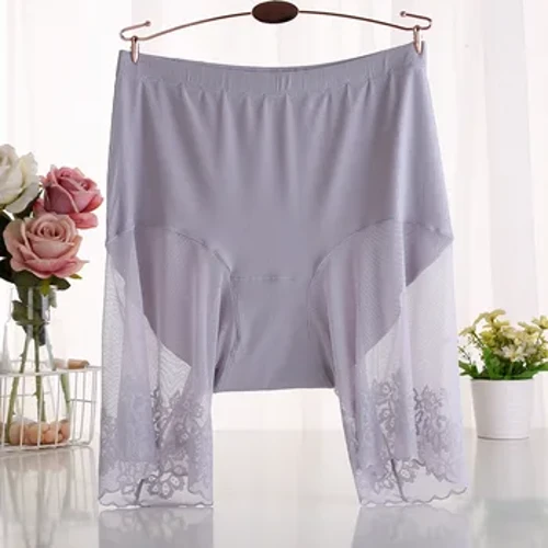 60-115 KG Plus Kích Thước An Toàn Quần Ngắn Phụ Nữ Mùa Hè Liền Mạch Tây Nam Không Quần Short Chống Chà Đùi Boyshorts Ren Nữ võ Sĩ