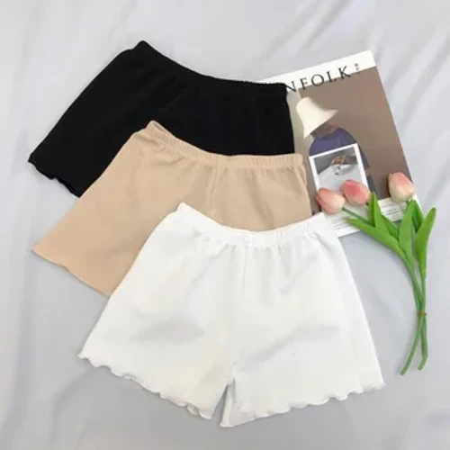Merched Newydd Diogelwch Di-dor Meddal Pants Byr Haf Dan Sgert Shorts Cotwm Anadlu Teits Byr Panties Cyfforddus