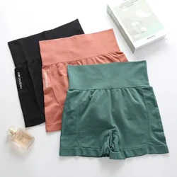 Pants Gearr Sábháilteachta Spóirt na mBan Mionbhrístíní Ard-Wals Gearr cromáin Ardaitheoir Fo-éadaí na mBan Fo-éadaí gan uaim
