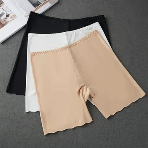 Shorts Sábháilteachta Mná Ard -Choim Sábháilteachta Samhraidh Gearr Pants Comfort Fo -éadaí Boscairí Soscail Braiotála Soiscthe do Mhná