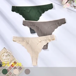 Màu Trơn Thấp Cấp Tangas Gợi Cảm Phù Hợp Quần Lót Nữ Co Giãn Thoải Mái T-Lưng Thoáng Mát Mùa Hè Thoáng Khí Xu Hướng Quần