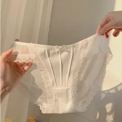 Mionbhrístíní seanré satin Dath ithreach Fo-éadaí Breathable Mná Fraincis Sexy Lása Bow Lingerie Mná Meán-choimeád Mogall tanaí Coimrí Nua