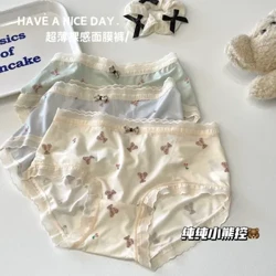 Seksi oymak külot kadın katı düşük bel perspektif külot kadın örgü iç çamaşırı yumuşak nefes alan iç çamaşırı