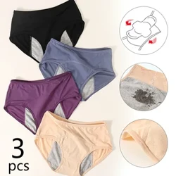 3 Chiếc Chống Rò Rỉ Quần Lót Kinh Nguyệt Sinh Lý Quần Nữ Quần Lót Thời Kỳ Thoải Mái Chống Thấm Nước Quần Đùi