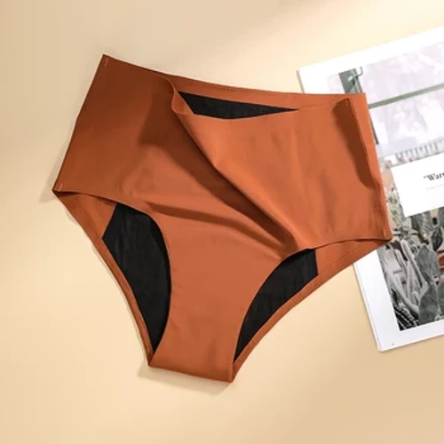 Vroče razprodajne brezšivne menstrualne hlačke srednje visoke višine, 4 plasti, vpojne, neprepustne, podaljšane menstrualne hlačke Culotte