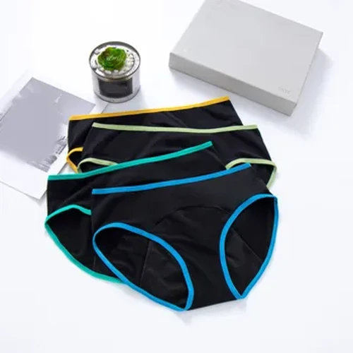 ženske hlačke 4Pcs Menstrualne hlačke Ženske Heavy Flow Absorpcija Neprepustno spodnje perilo Žensko spodnje perilo za inkontinenco
