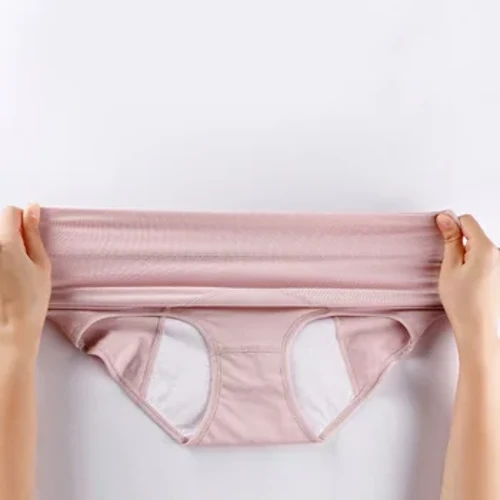 1PC Merched Cyfnod Menstruol Gollyngiad Prawf Panties Cotwm Gwasg Uchel Di-dor Pants Ffisiolegol Benywaidd Maint Mawr Briffiau Dillad Isaf
