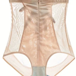 Contrast Mesh Shaping Panty Amabhulukwe Okulawula Isisu Aphefumulayo Izingubo Zangaphansi Zabesifazane Nezingubo Zokwakheka