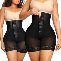 Yüksek Bel Şekillendirici Külot Kalça Kalça Kaldırıcı Göbek Kontrol Şort Seksi Dantel Shapewear Zayıflama Kemerler Kadın Samimi Iç Çamaşırı