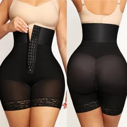Fajas Colombianas BBL Sculpting Butt Lifter formázó ruházat nőknek Magas derekú rövidnadrág Haskontroll Bugyi Szülés utáni öv faja
