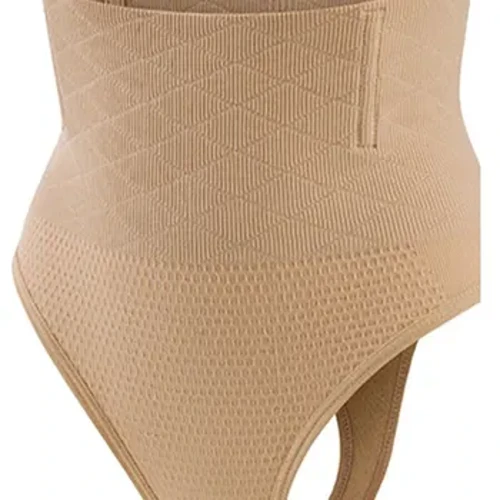 2 Erthygl Thongs Siapio Gwasg Uchel, Panties Colli Pwysau Cywasgiad Rheoli Bol, Dillad Isaf Merched a Dillad Siâp