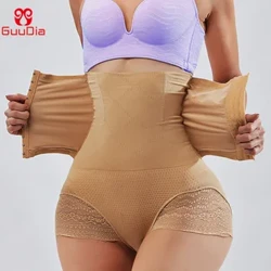 GUUDIA Chiloți pentru controlul burticii pentru femei, model pentru corp, pantaloni pentru modelarea cu talie înaltă, îmbrăcăminte modelată fără sudură, chiloți postpartum, antrenor pentru talie
