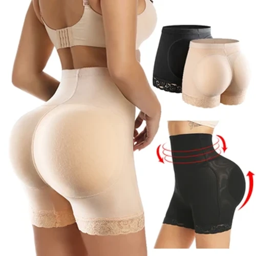Naisten Butt Lifter Alushousut Body Shaper korkea vyötärö Cinchers Push Up Saumattomat pehmusteet Väärennetyt lantiota kohottavat muotoiluvaatteet