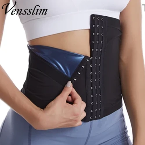 Waist Trainer Strap Premium Sauna Ukugoqa Abesifazane Ukulahlekelwa Isisindo Ukhalo Isilungisi Ukufaneleka Umjuluko Amahhuku Wokuzivivinya Okunciphisa Ibhande Belly Cincher