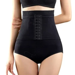 Flarixa Merched Waist Uchel Waist Fflat bol Siapio Waist Hyfforddwr Siâpwr Corff Pants Cod Codi Bol Brest Slimming Dillad Isaf