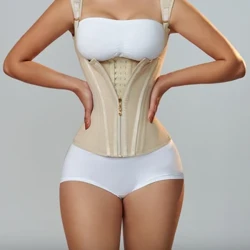 Top Corset Zip-Up Botwm-Up