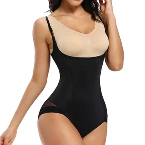 Bodysuit Shapewear Merched Waist Hyfforddwr Corff Siâpwr Bol Slimming Gwain Dillad Isaf Gwregysau Colombia I Leihau'r Abdomen a Chwist