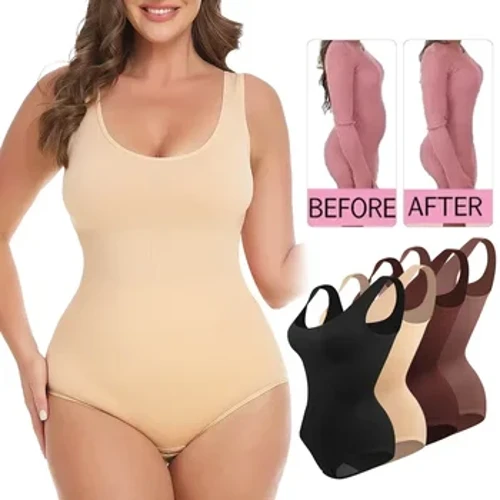 Emakumezkoen itxurako arropa gerrirako entrenatzaileen bodyak Tummy Control Joturarik gabeko gorputz osoko moldatzaileak Tank Tops Jumpsuits