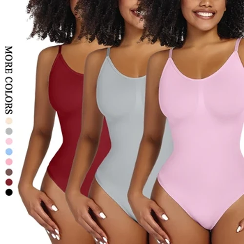 Smoothing Shapewear Bodysuit untuk Wanita Faja Full Body Shaper Thong Soft Body Shaping Sculpting Payudara Pelangsing Pakaian Dalam