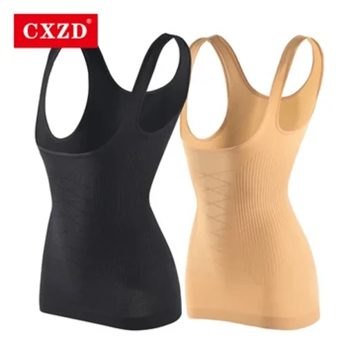 CXZD Wanita Slimming Rompi Pembentuk Pelangsing Perut Kontrol Tank Top Rompi Baju Korset Perut Pinggang Korset Korset Pembentuk Tubuh