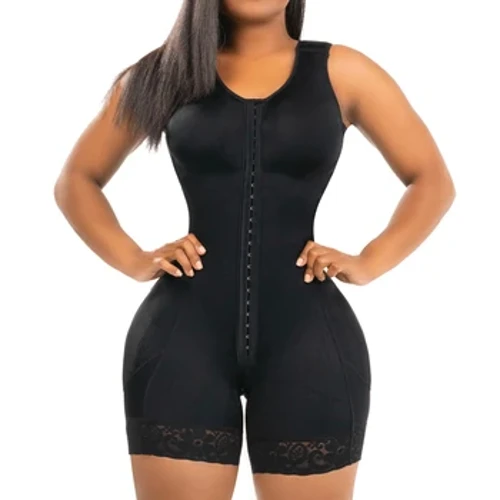 Îmbrăcăminte modelată pentru întregul corp Brâu de compresie Fajas Lenjerie de corp corectivă columbiană Body modelat pentru controlul burticii Butt Lift Corset subțire