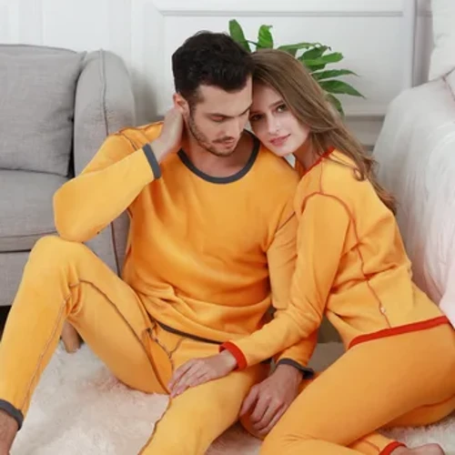 Erkekler termal iç çamaşır 2023 yeni kış kadın paçalı don polar taban katman setleri soğuk havalarda sıcak tutar Boyut L ila 4XL