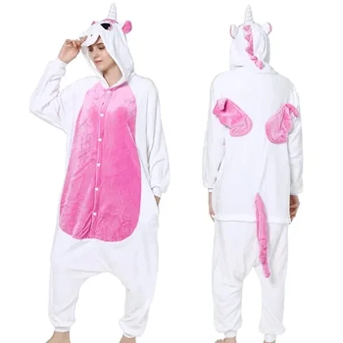 Kigurumi Unicorn Pyjamas Baby Girl Pyjamas Set Vinter Flanell Varma sovkläder Småbarn Pojke Familj Pijamas för barn 3T-XL Onesie