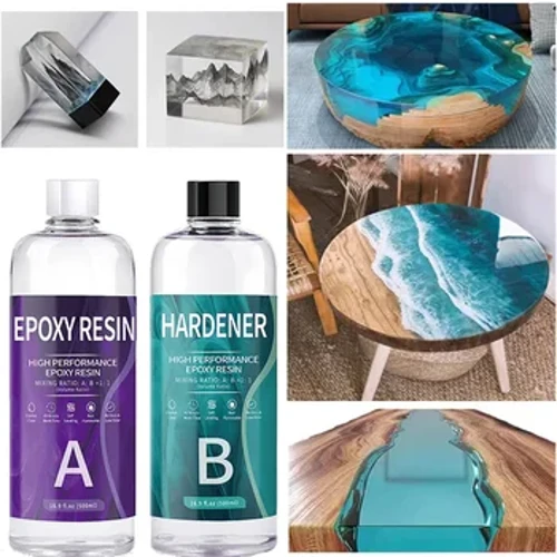 1: 1 AB Epoksi rezin ýelimleýji kristal Aç-açan ýokary ýapyşykly ýokary gatylyk DIY önümleri rezin ýelimleýji şaý-sepler