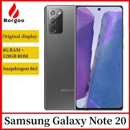 Samsung Galaxy Note 20 Note20 5g N981U1 6.7 "8 GB RAM 128 GB Smartphone Snapdragon 865+ NFC Telefono cellulare sbloccato originale