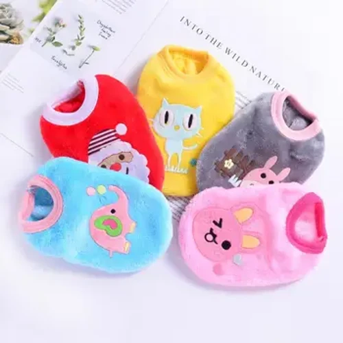 Mèo Cưng Trang Phục Cho Chó Nhỏ Quần Áo Mềm Mại Thú Cưng Trang Phục Ấm Cúng Nhỏ Chó Con Lông Cho Thỏ Chồn Chi Động Vật Nhỏ áo Vest