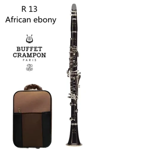 I-Buffet Bb Clarinet 17 Keys B Flat Musical Instruments Ikhwalithi ephezulu ye-Bakelite Tube silver Plated Clarinet
