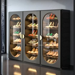 Free Installation Multilayer Shoe Cabinet Living Room Furniture Home Entrance Indoor Dust-proof Shoe Organizer Plastic Shoe Rack